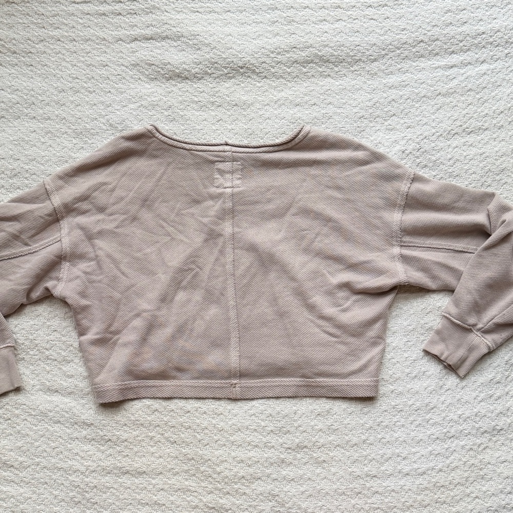 Aerie Women’s Size Small Cropped Long Sleeve Top - Picture 3 of 3